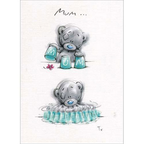 Bear with Cups Mothers Day Me to You Bear Card £1.60